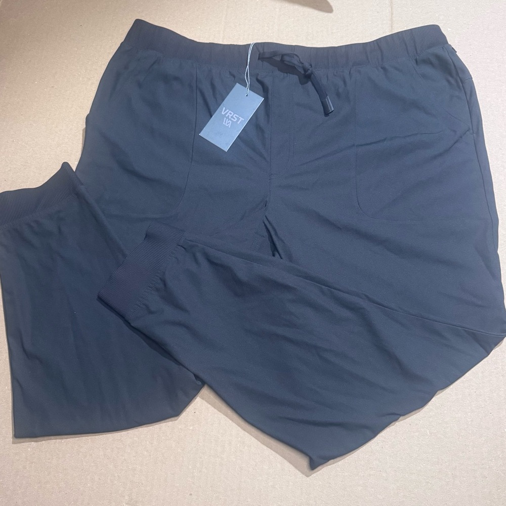 Mens VRST slim fit jogger pants size XXL Black NWT